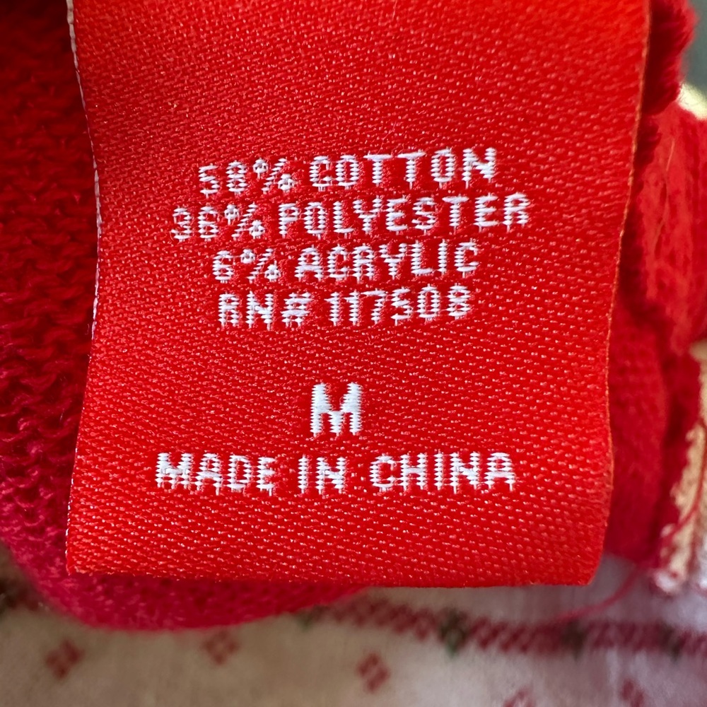 Disney | Mickey Mouse | Red Winter Festive Ugly Christmas Sweater in Medium - Picture 9 of 9